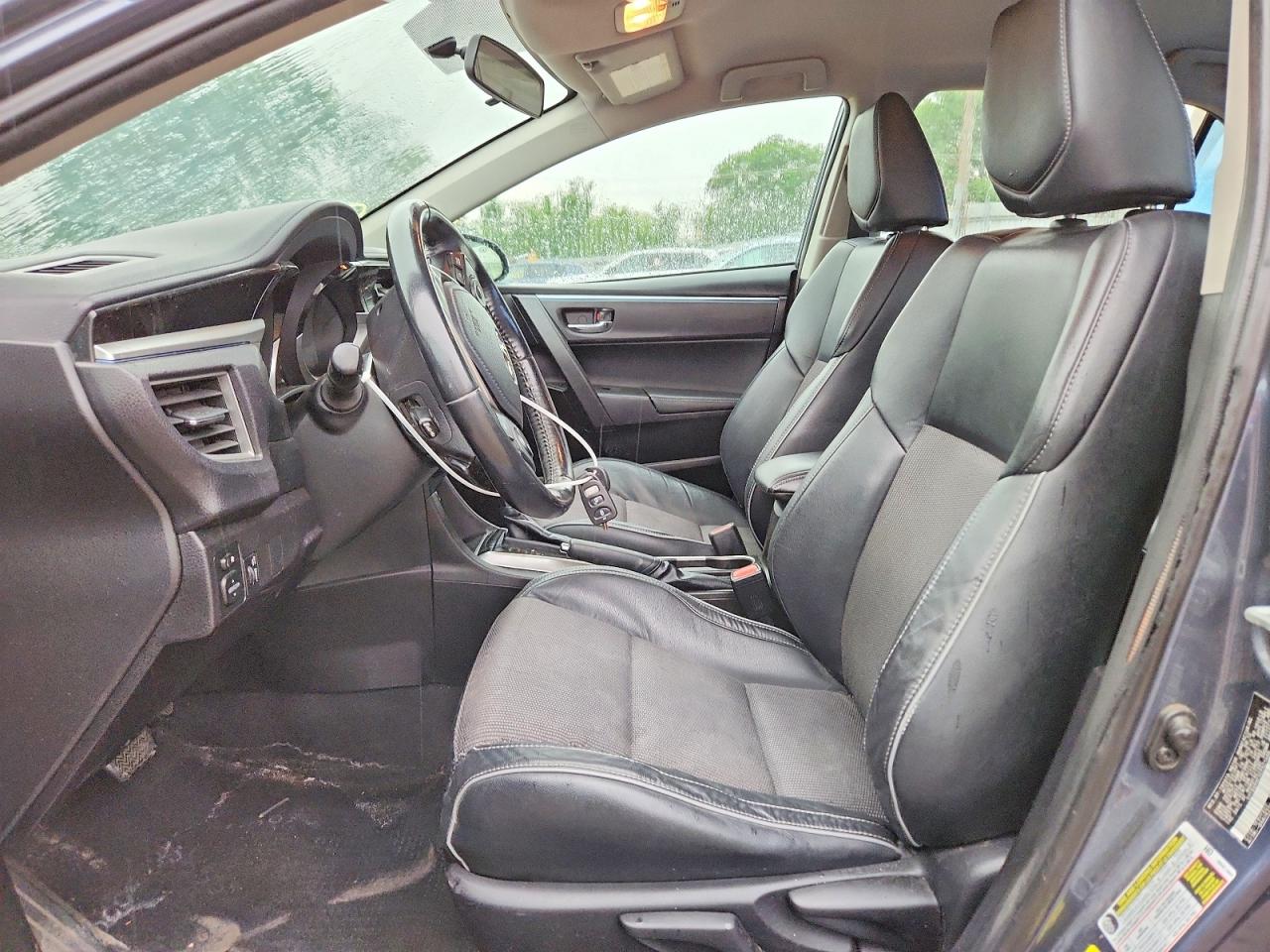 2014 Toyota Corolla S Plus Gray vin: 5YFBURHE5EP021408