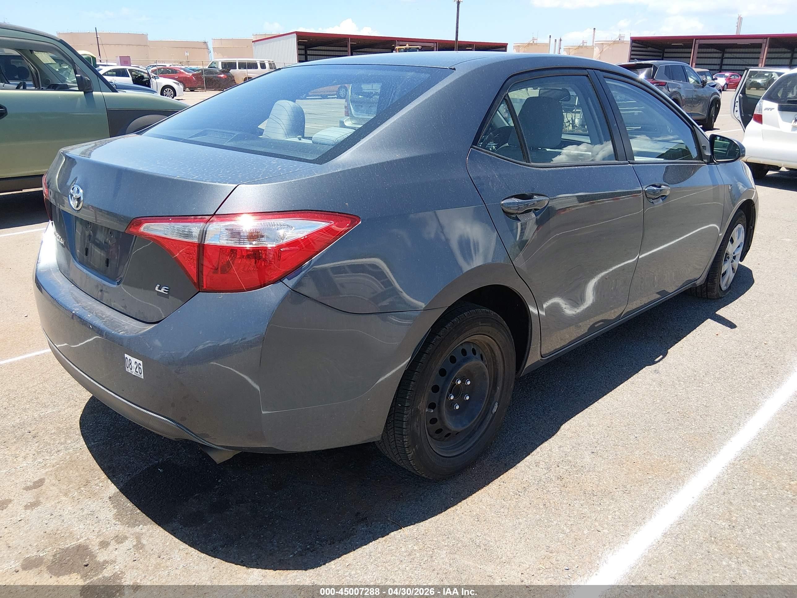 2014 Toyota Corolla L/le/le Plus/le Premium/s/s Plus/s Premium Dark Blue vin: 5YFBURHE5EP031632