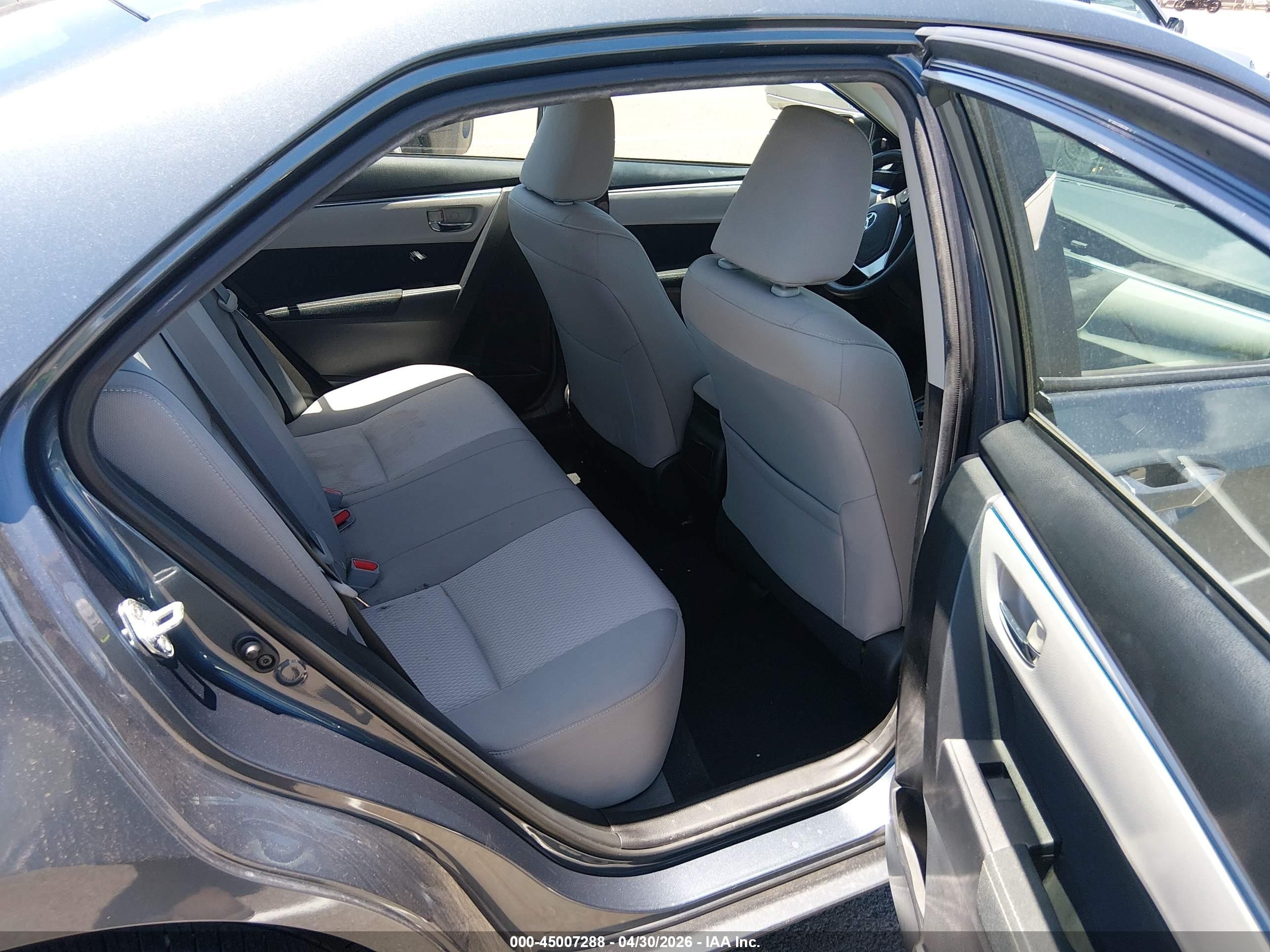 2014 Toyota Corolla L/le/le Plus/le Premium/s/s Plus/s Premium Dark Blue vin: 5YFBURHE5EP031632