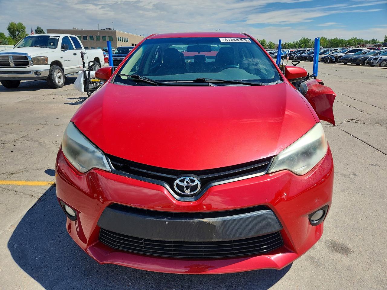 2014 Toyota Corolla Le Plus Красный vin: 5YFBURHE5EP032313