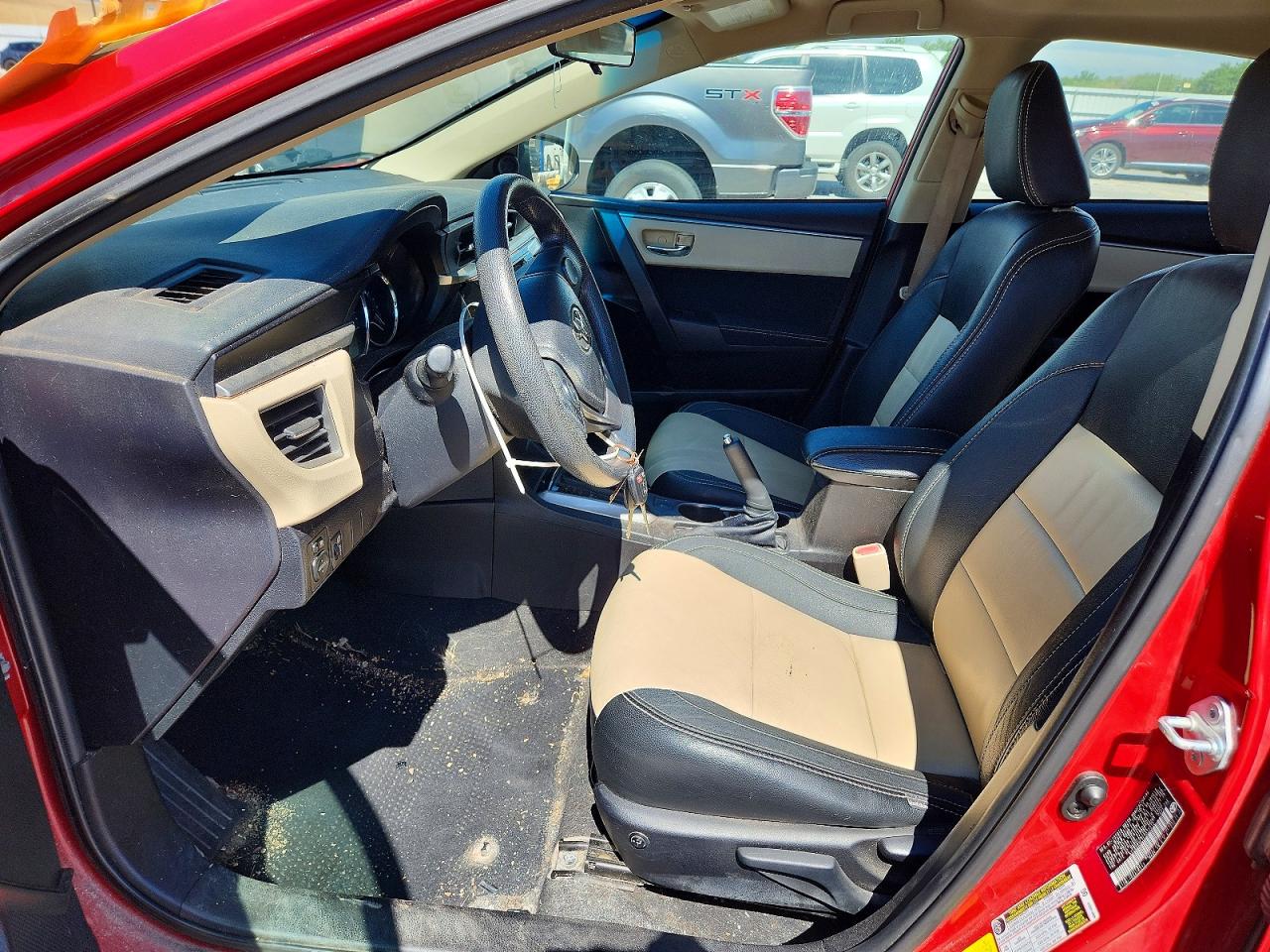 2014 Toyota Corolla Le Plus Красный vin: 5YFBURHE5EP032313