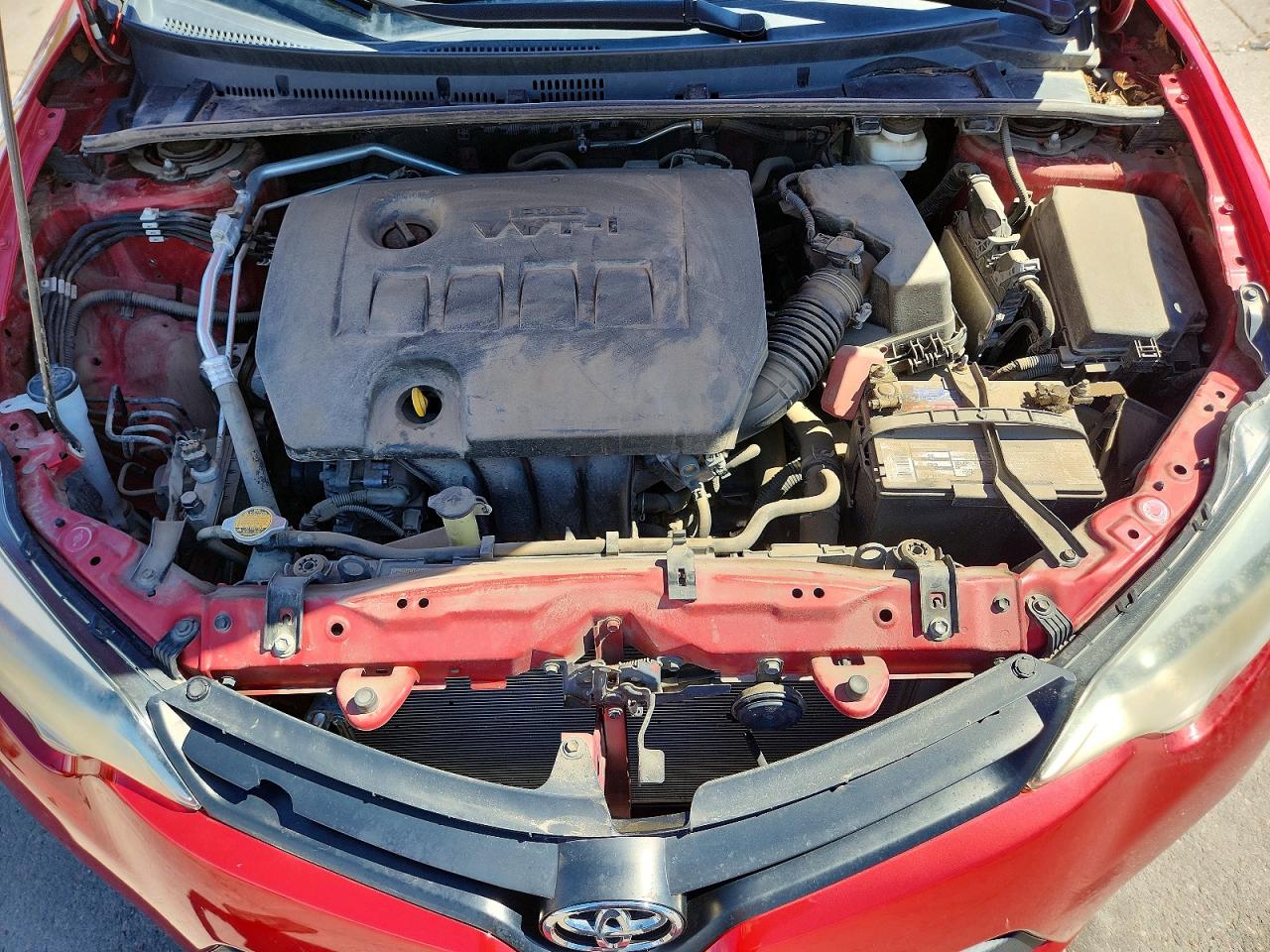 2014 Toyota Corolla Le Plus Красный vin: 5YFBURHE5EP032313