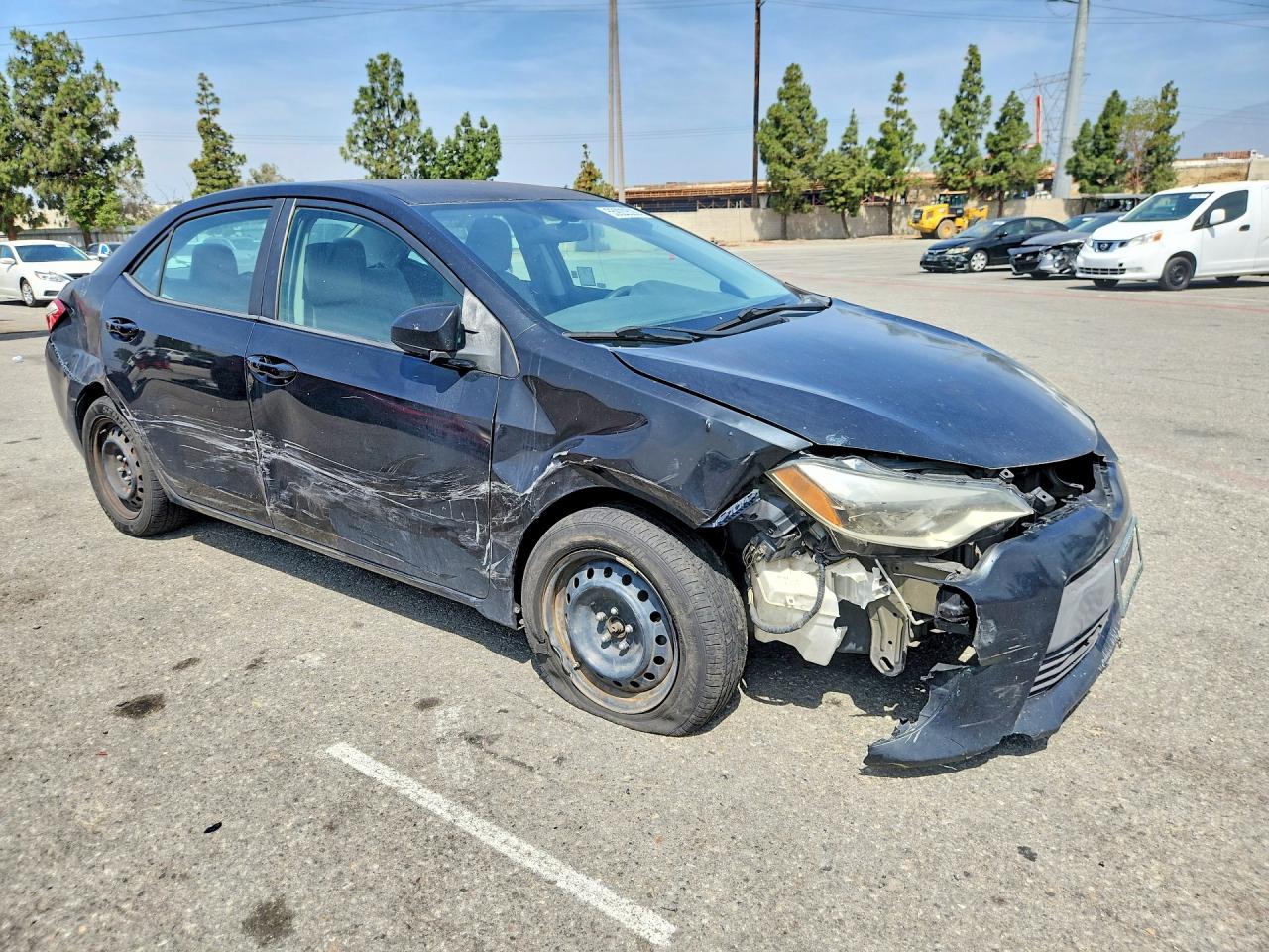 2014 Toyota Corolla Le Black vin: 5YFBURHE5EP053453