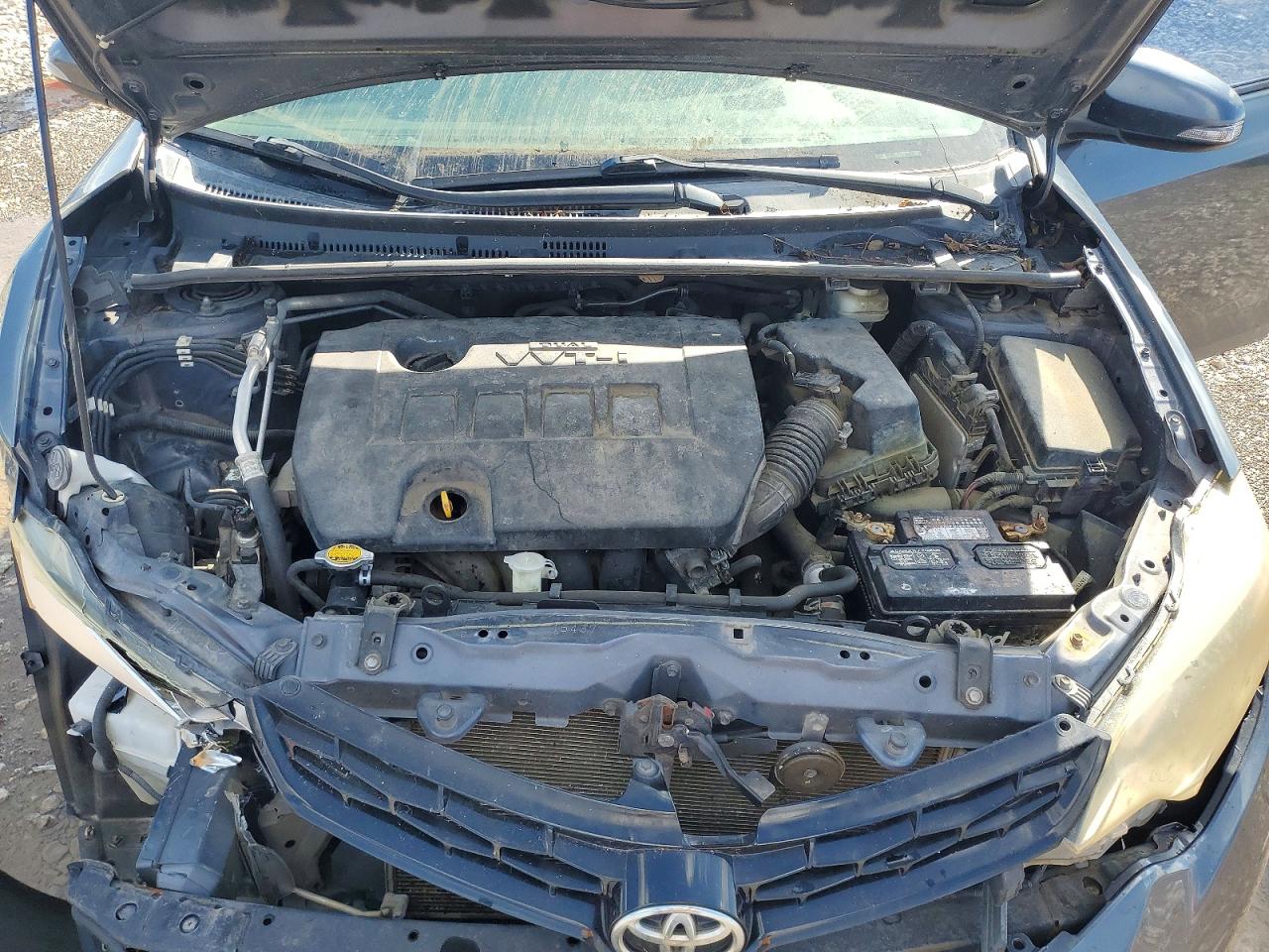 2014 Toyota Corolla S Plus Blue vin: 5YFBURHE5EP071001