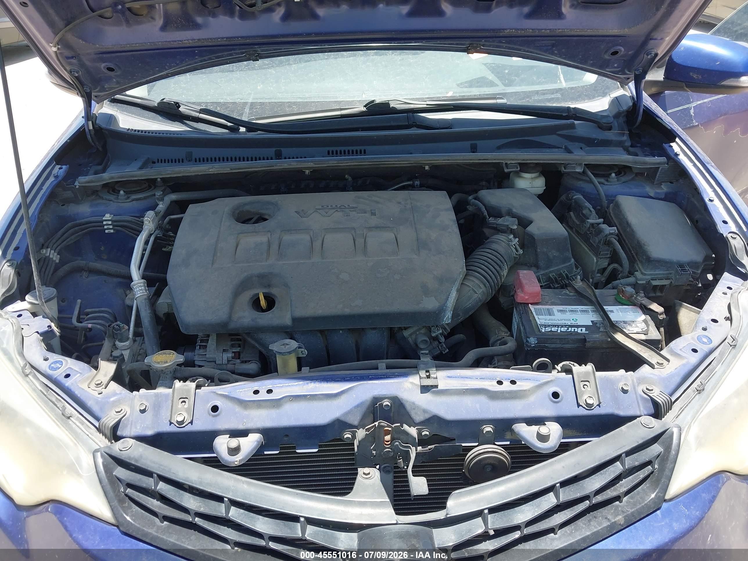 2014 Toyota Corolla S Plus Blue vin: 5YFBURHE5EP093662