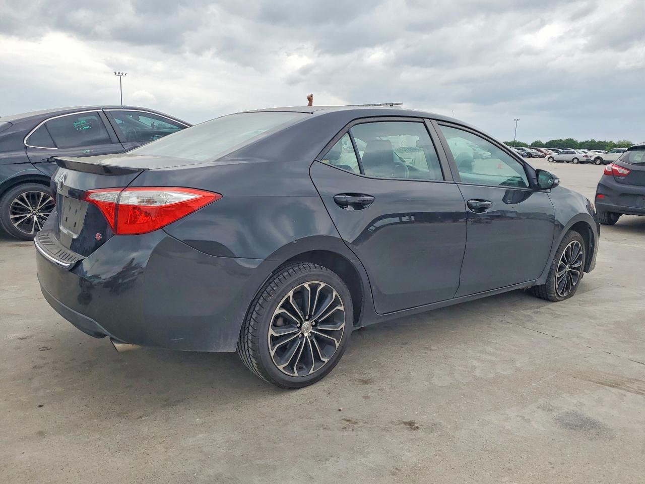 2014 Toyota Corolla S Plus Black vin: 5YFBURHE5EP096397