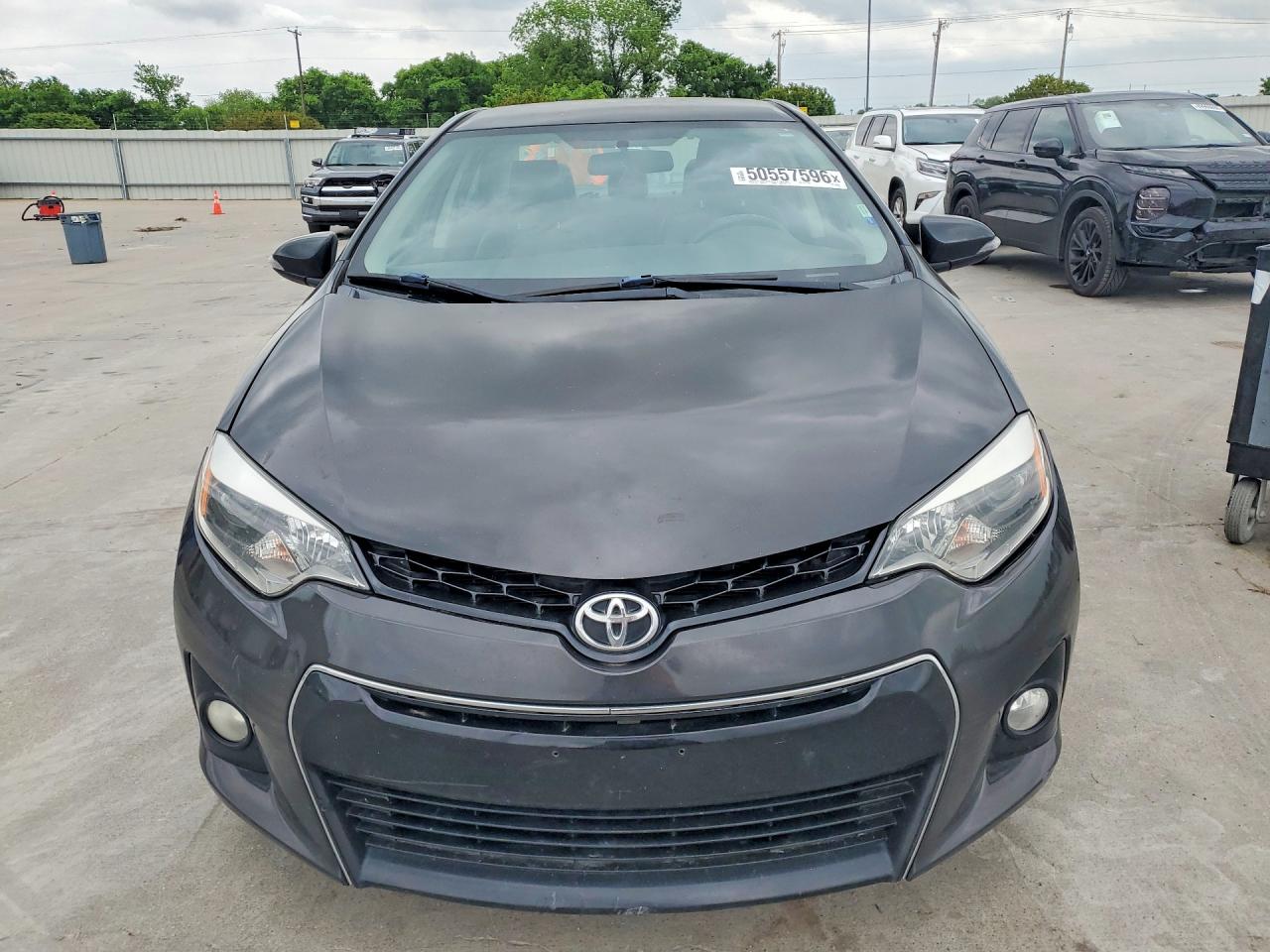 2014 Toyota Corolla S Plus Black vin: 5YFBURHE5EP096397