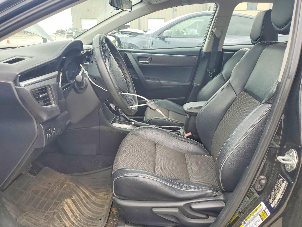 2014 Toyota Corolla S Plus Black vin: 5YFBURHE5EP096397
