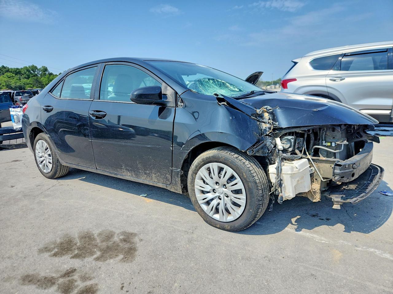 2014 Toyota Corolla Le Black vin: 5YFBURHE5EP133464