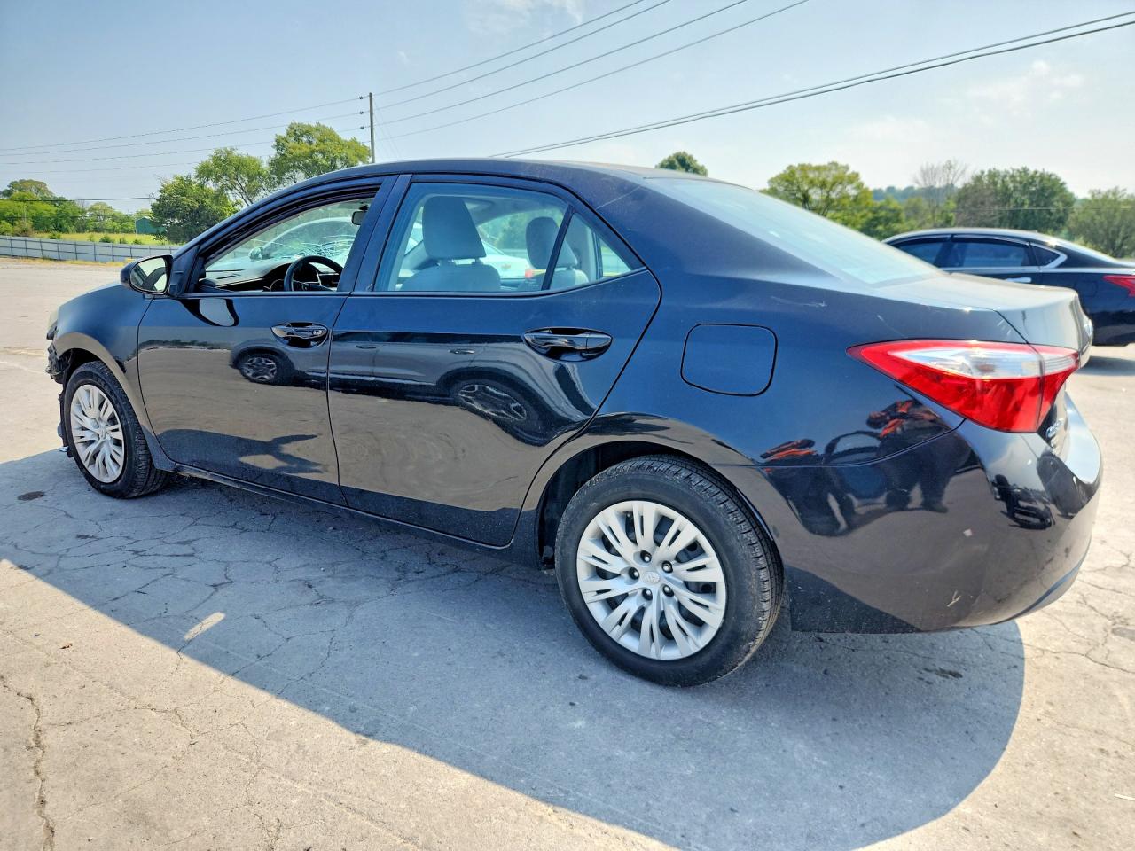 2014 Toyota Corolla Le Black vin: 5YFBURHE5EP133464