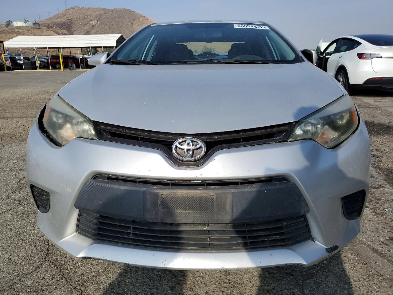 2014 Toyota Corolla Le Серый vin: 5YFBURHE5EP139720