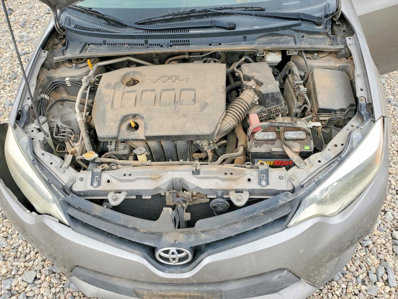 2014 Toyota Corolla Le Brown vin: 5YFBURHE5EP169543