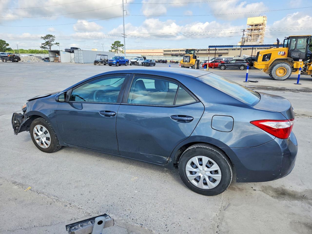 2015 Toyota Corolla L Серый vin: 5YFBURHE5FP179037