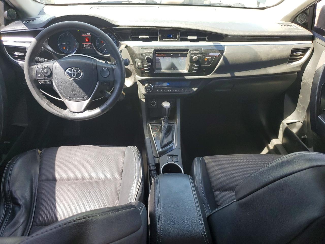 2015 Toyota Corolla S Plus Gray vin: 5YFBURHE5FP211355