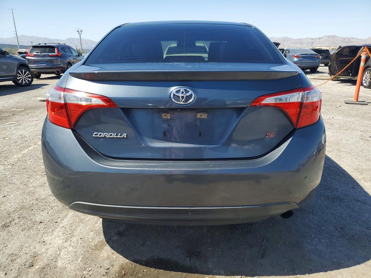 2015 Toyota Corolla S Plus Gray vin: 5YFBURHE5FP211355