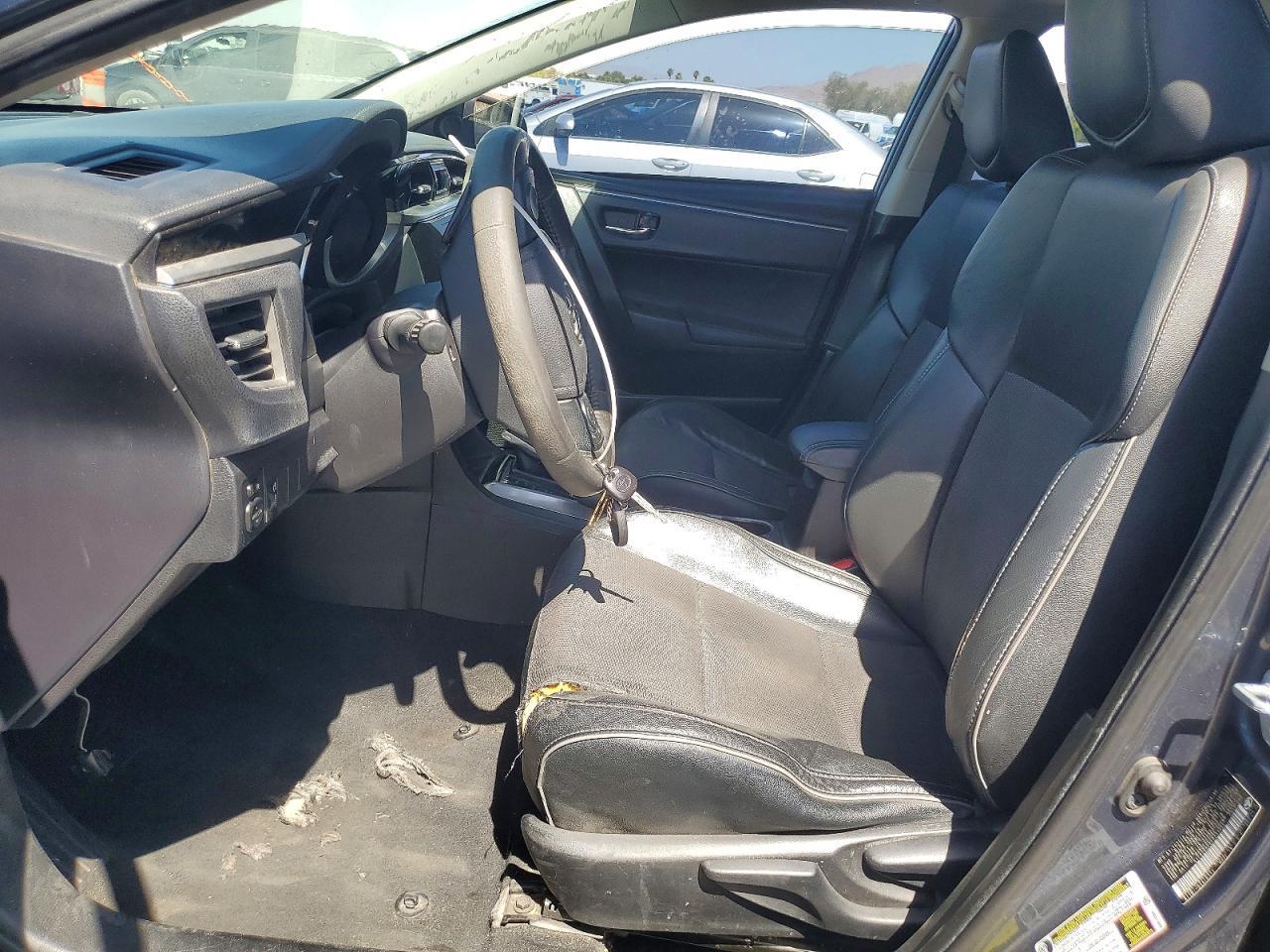 2015 Toyota Corolla S Plus Gray vin: 5YFBURHE5FP211355