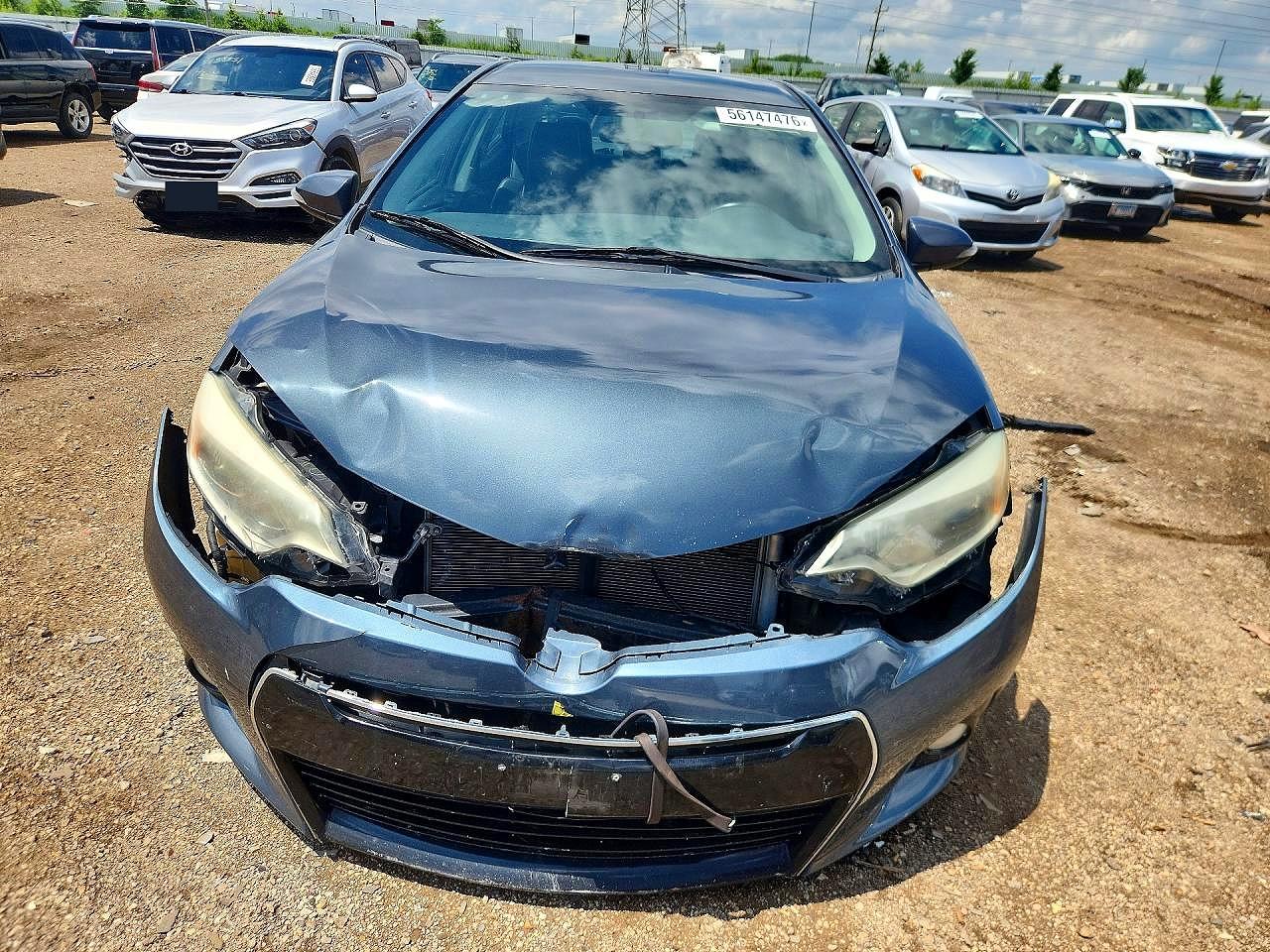 2015 Toyota Corolla S Gray vin: 5YFBURHE5FP222193