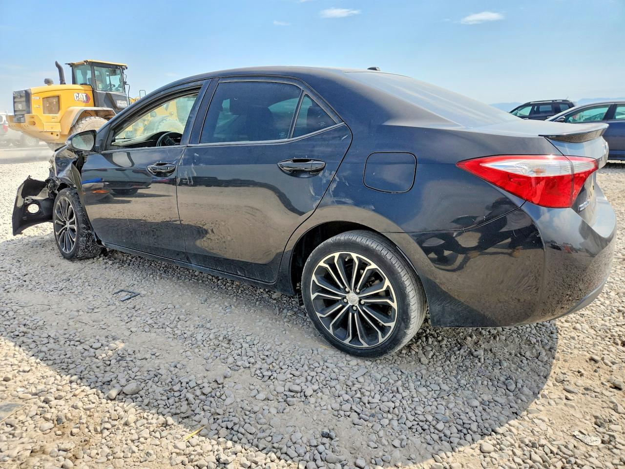 2015 Toyota Corolla S Plus Black vin: 5YFBURHE5FP240533