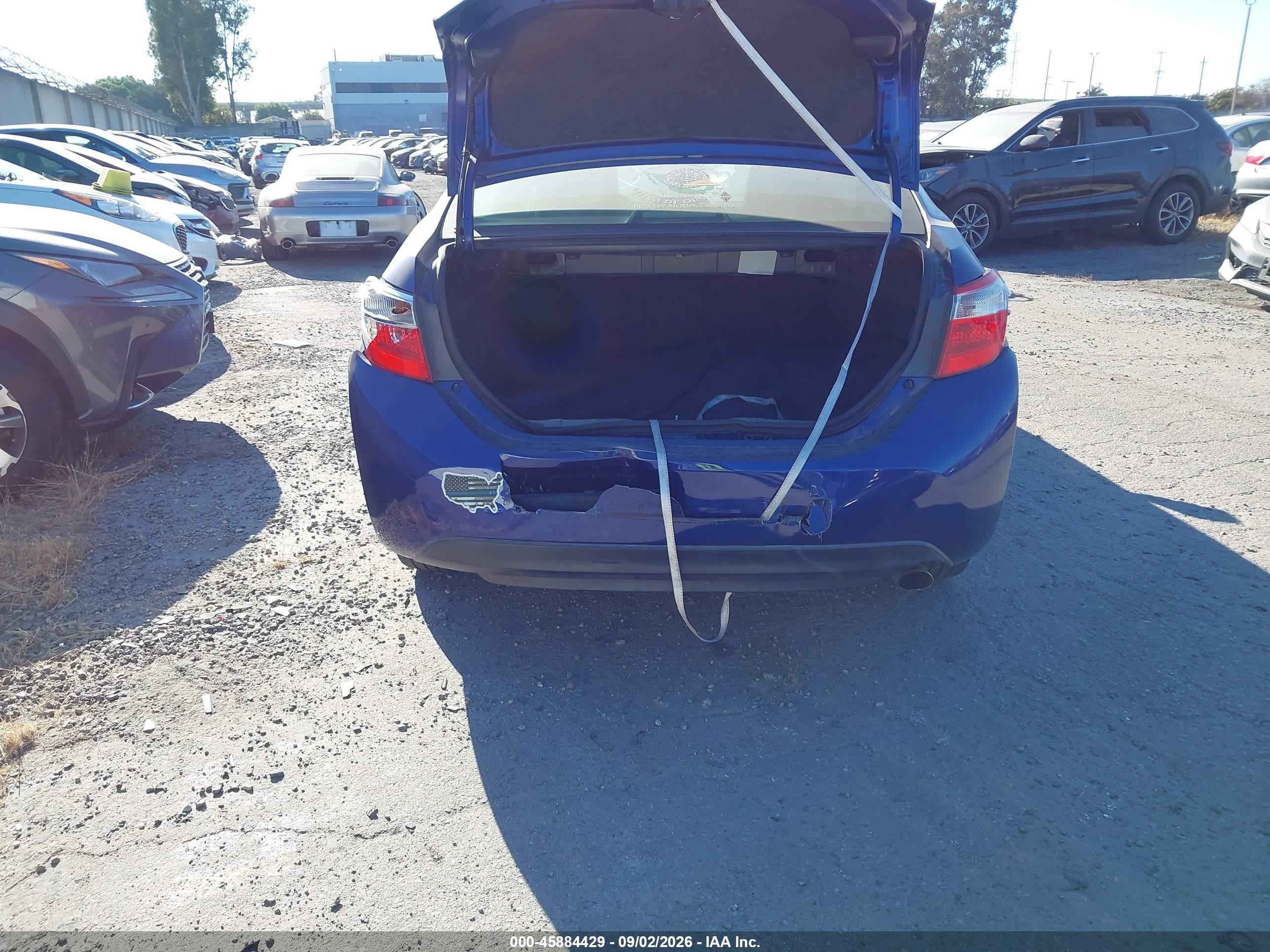 2015 Toyota Corolla S Plus Blue vin: 5YFBURHE5FP243979