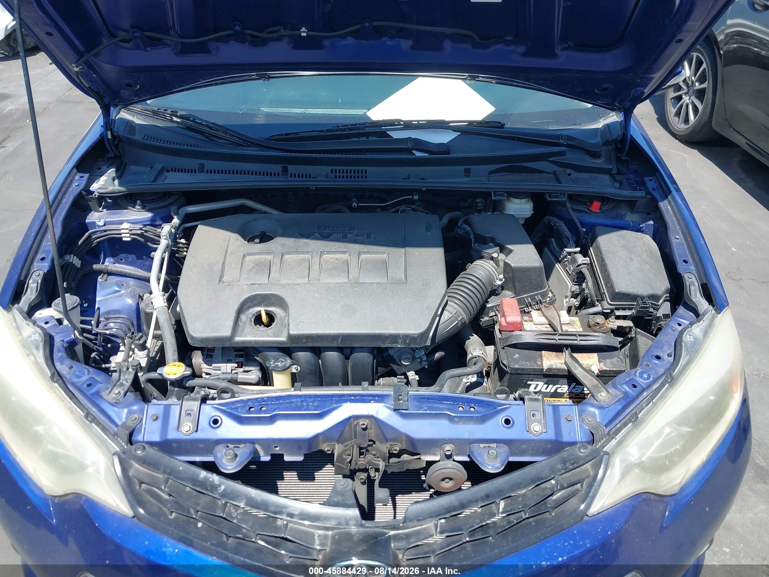 2015 Toyota Corolla S Plus Blue vin: 5YFBURHE5FP243979