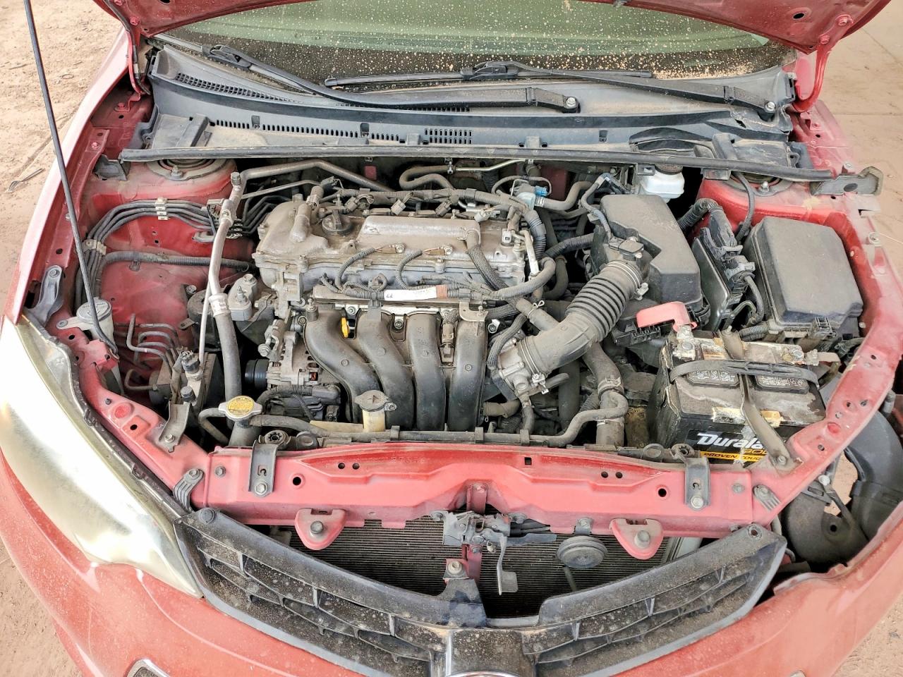 2015 Toyota Corolla S Plus Red vin: 5YFBURHE5FP252889