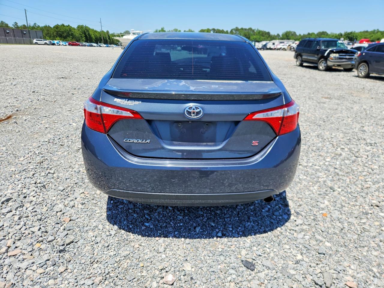 2015 Toyota Corolla S Plus Blue vin: 5YFBURHE5FP266128