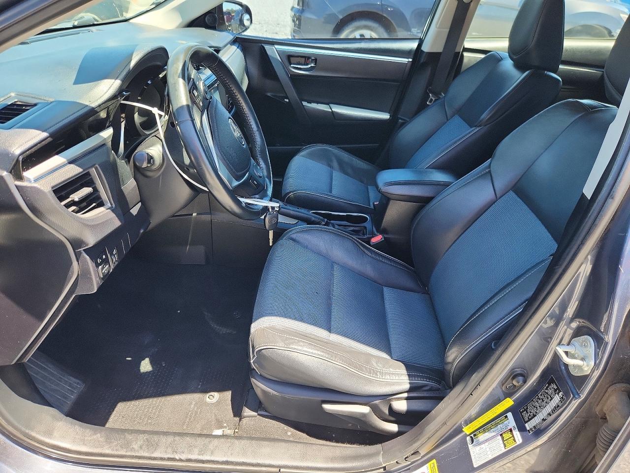 2015 Toyota Corolla S Plus Blue vin: 5YFBURHE5FP266128