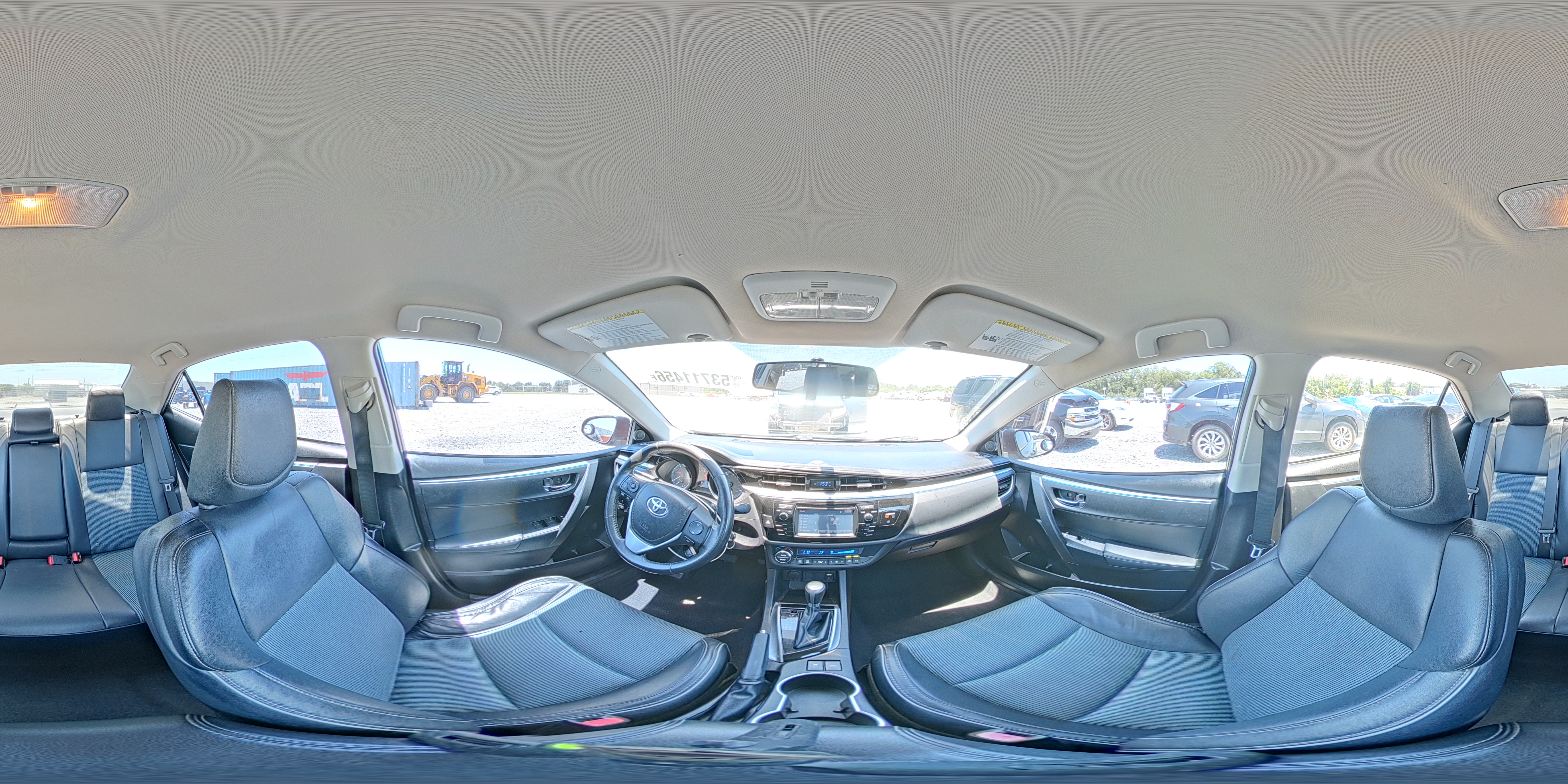 2015 Toyota Corolla S Plus Blue vin: 5YFBURHE5FP266128