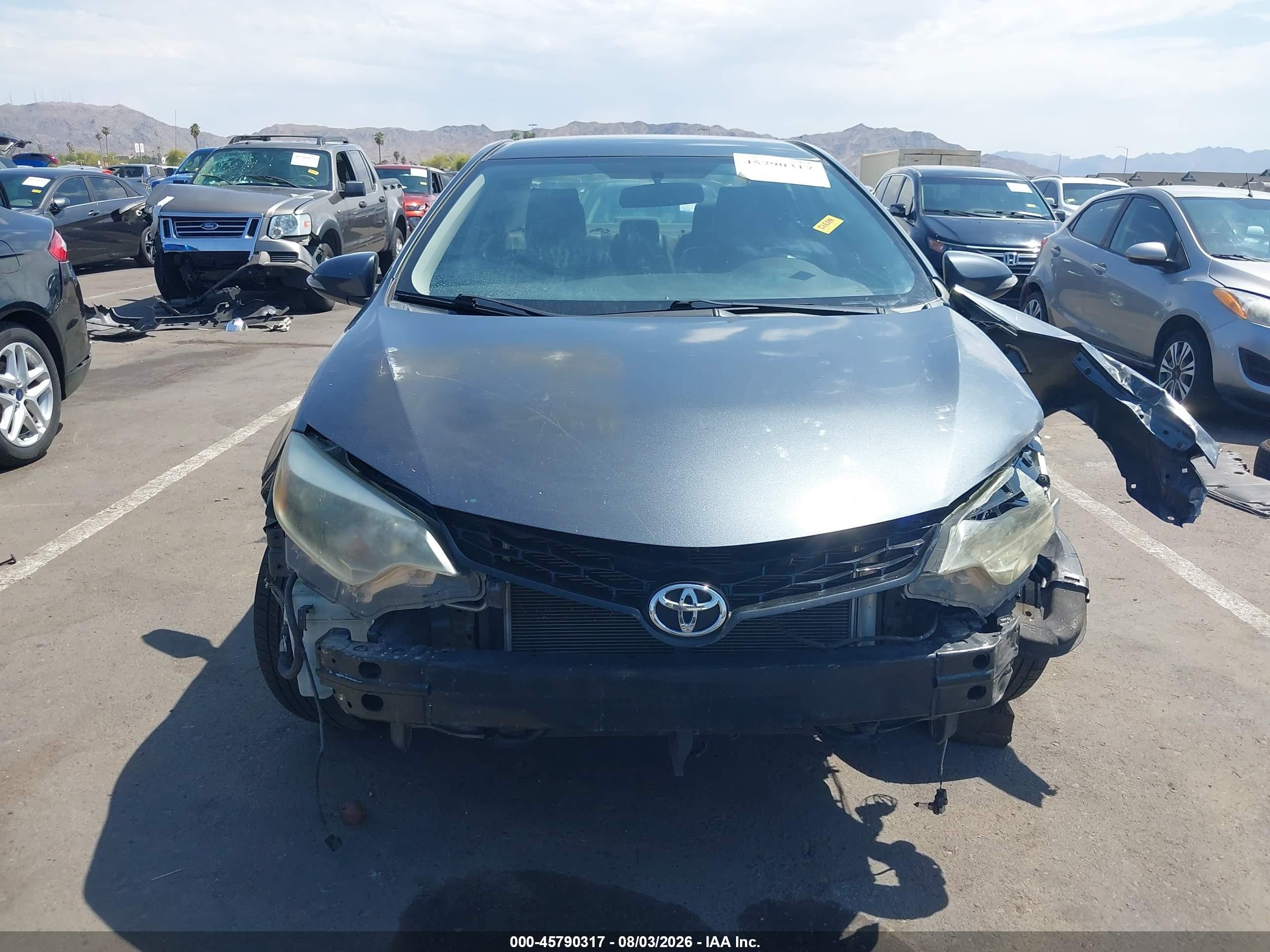 2015 Toyota Corolla S Plus Blue vin: 5YFBURHE5FP269742