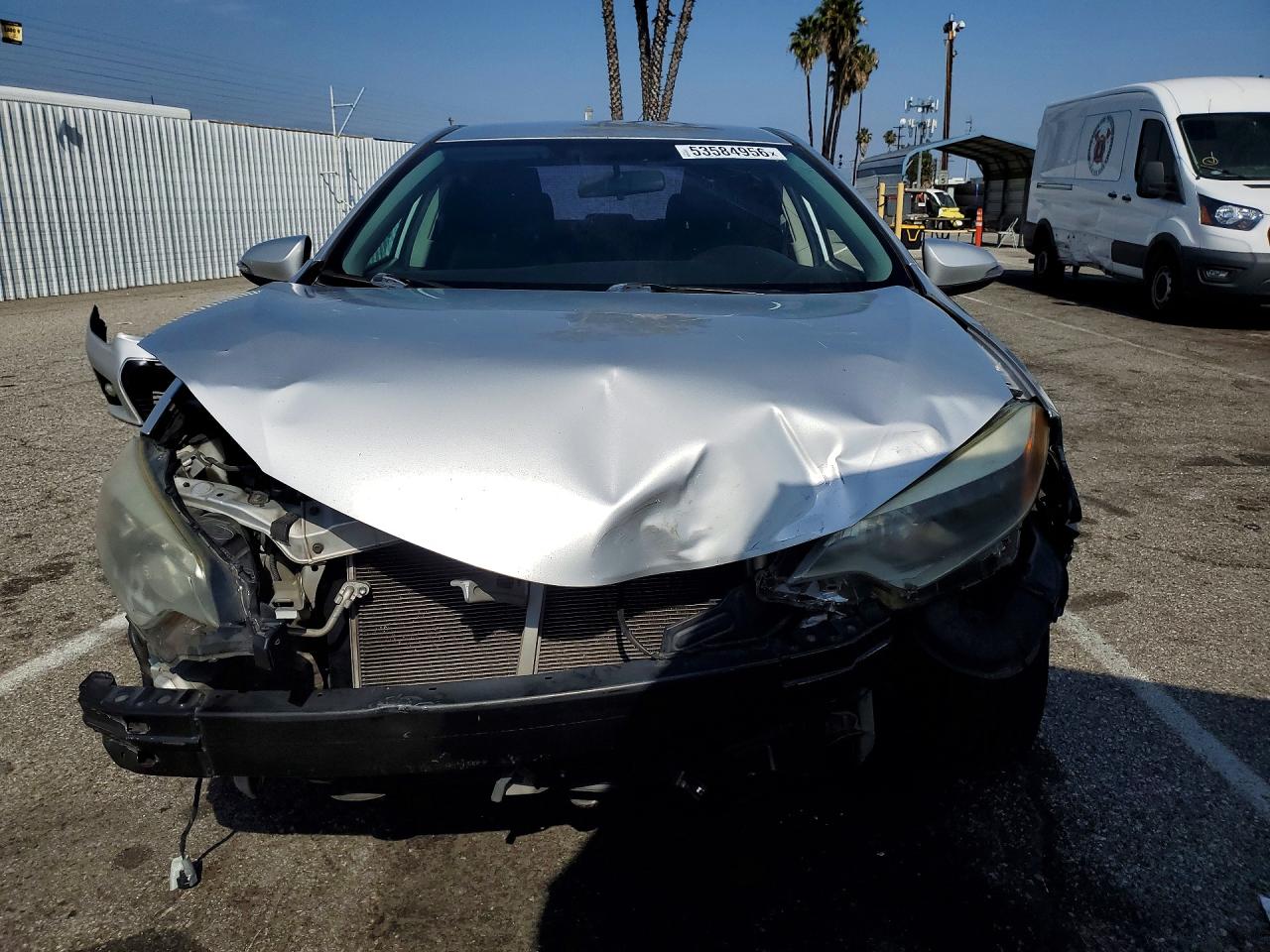 2015 Toyota Corolla S Plus Silver vin: 5YFBURHE5FP291238