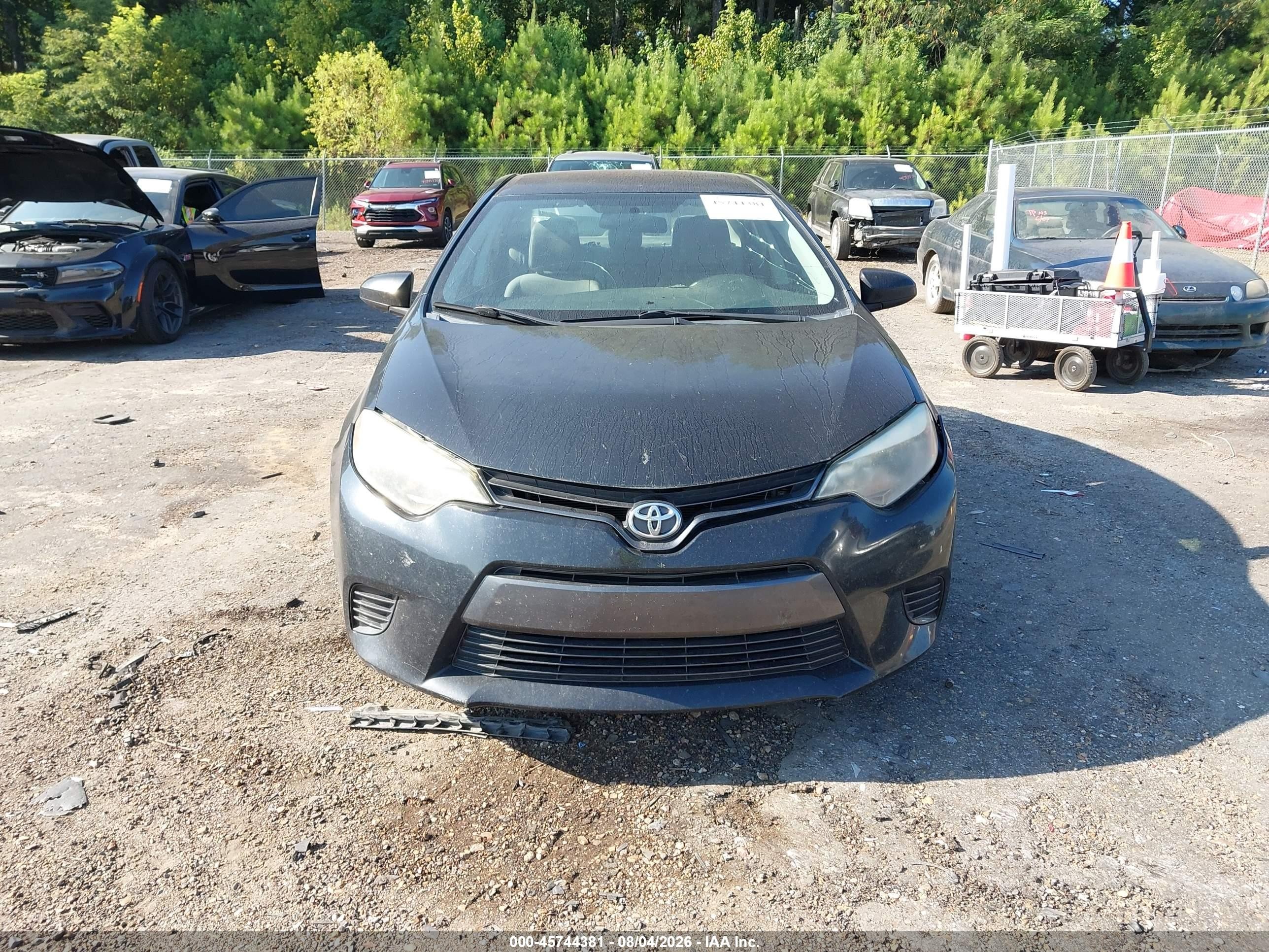 2015 Toyota Corolla Le Black vin: 5YFBURHE5FP295256