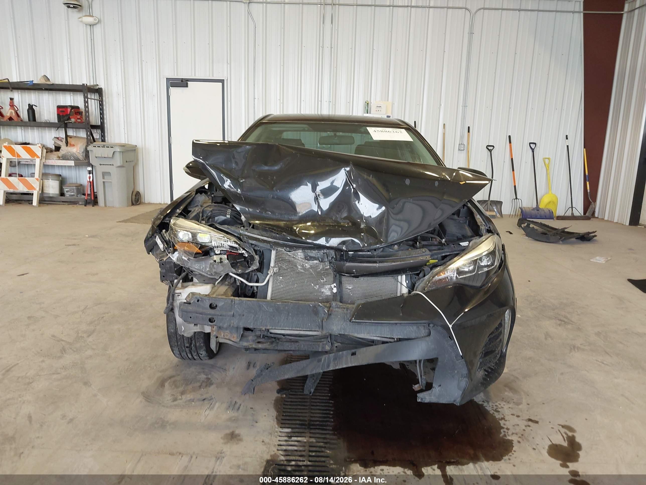 2015 Toyota Corolla S Plus Black vin: 5YFBURHE5FP299310