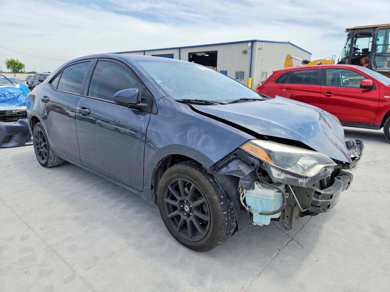 2015 Toyota Corolla Le Gray vin: 5YFBURHE5FP305591