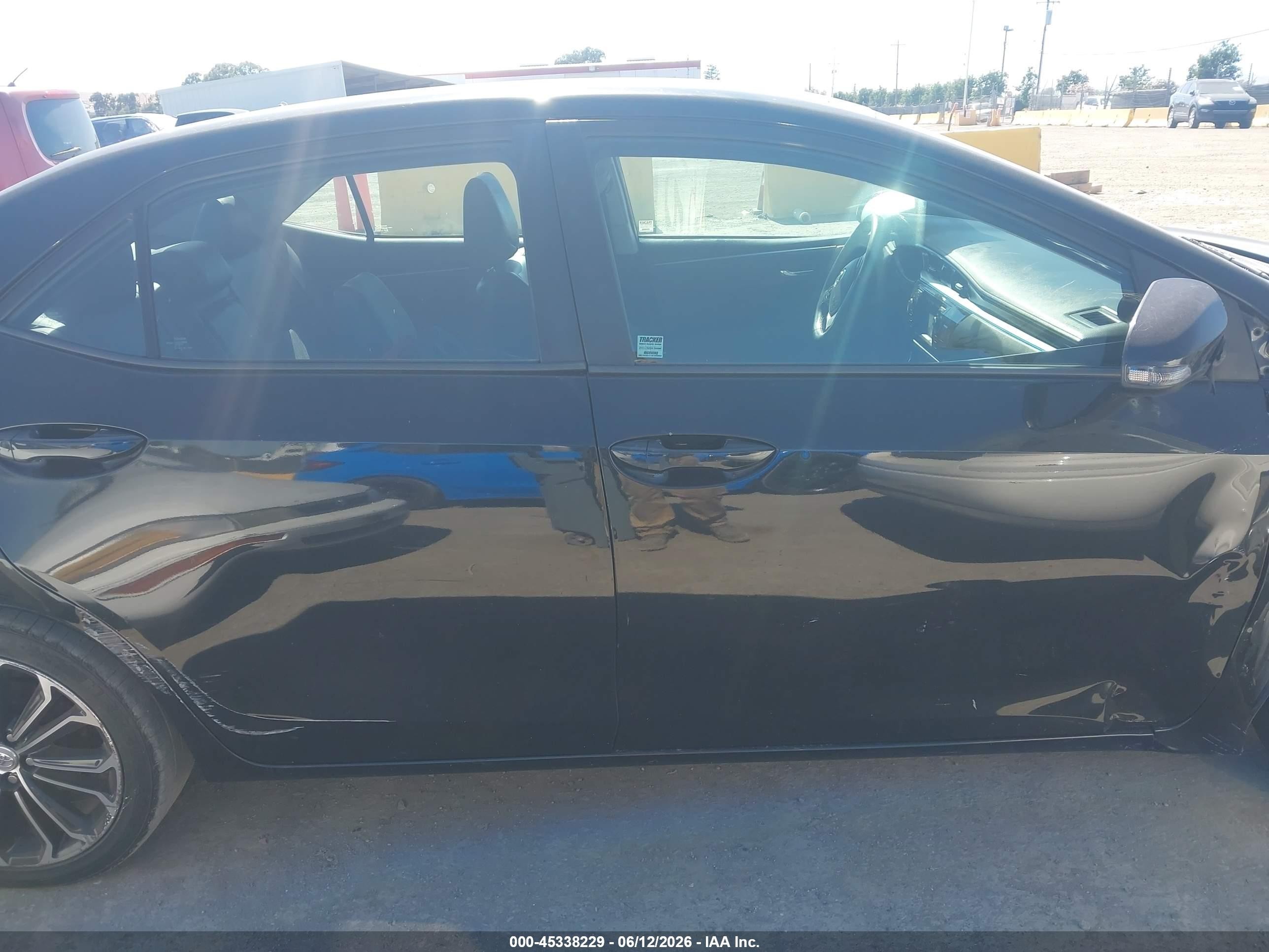 2015 Toyota Corolla S Plus Черный vin: 5YFBURHE5FP315974