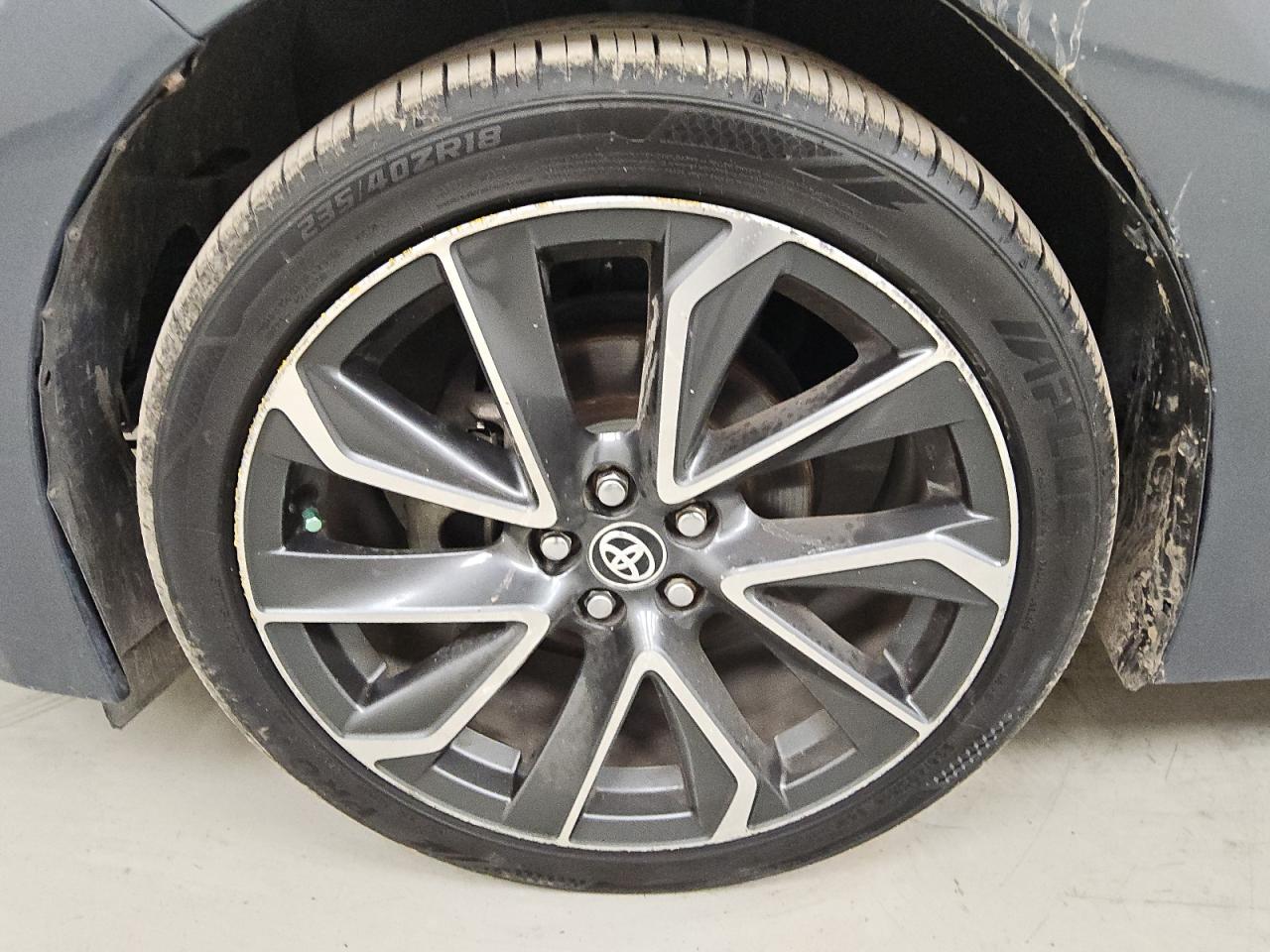 2015 Toyota Corolla Le Gray vin: 5YFBURHE5FP319619 Damage: Left Front Wheel, Curb Rash, > 12 Inches