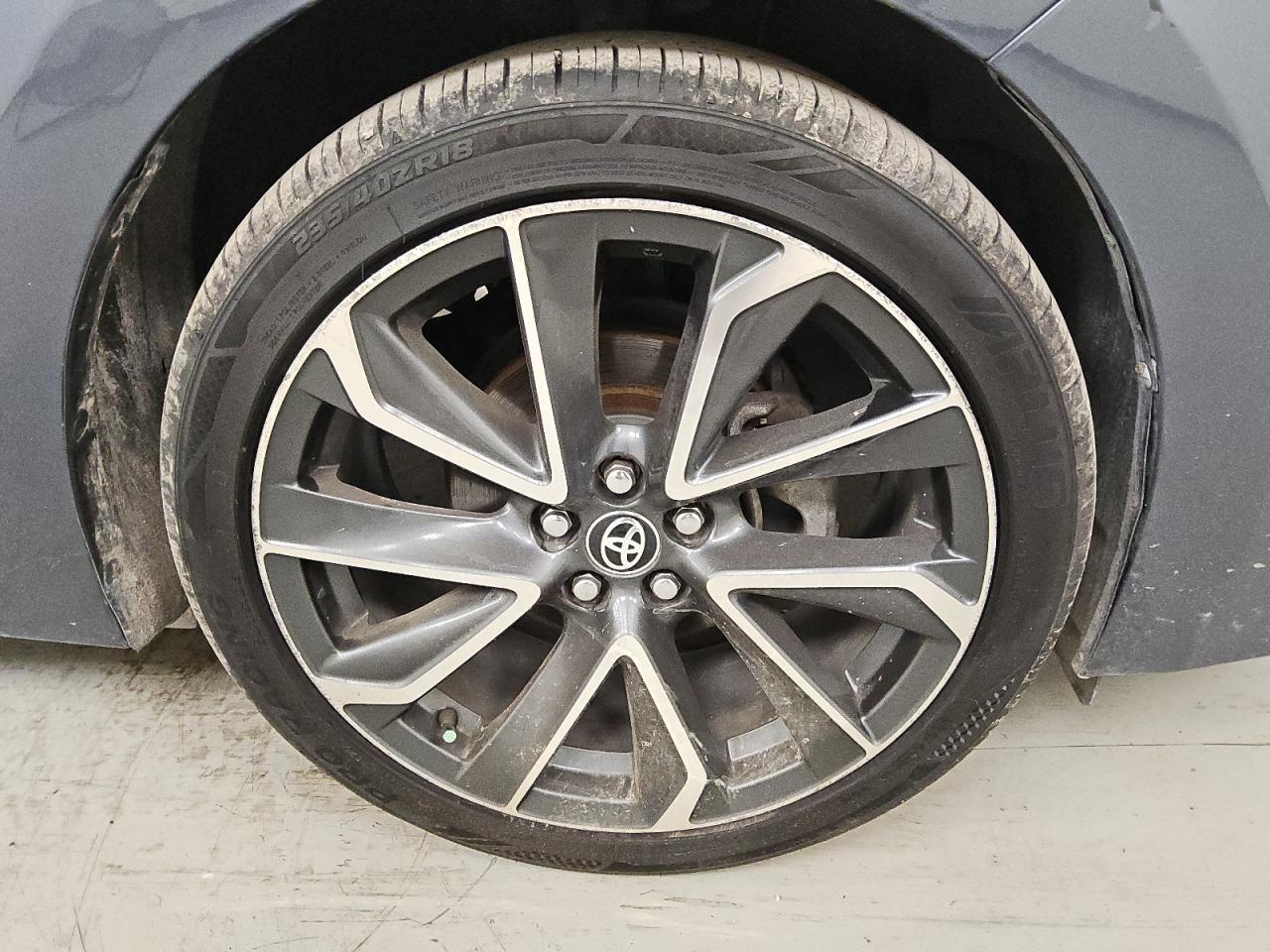 2015 Toyota Corolla Le Gray vin: 5YFBURHE5FP319619 Damage: Right Front Wheel, Curb Rash, > 12 Inches