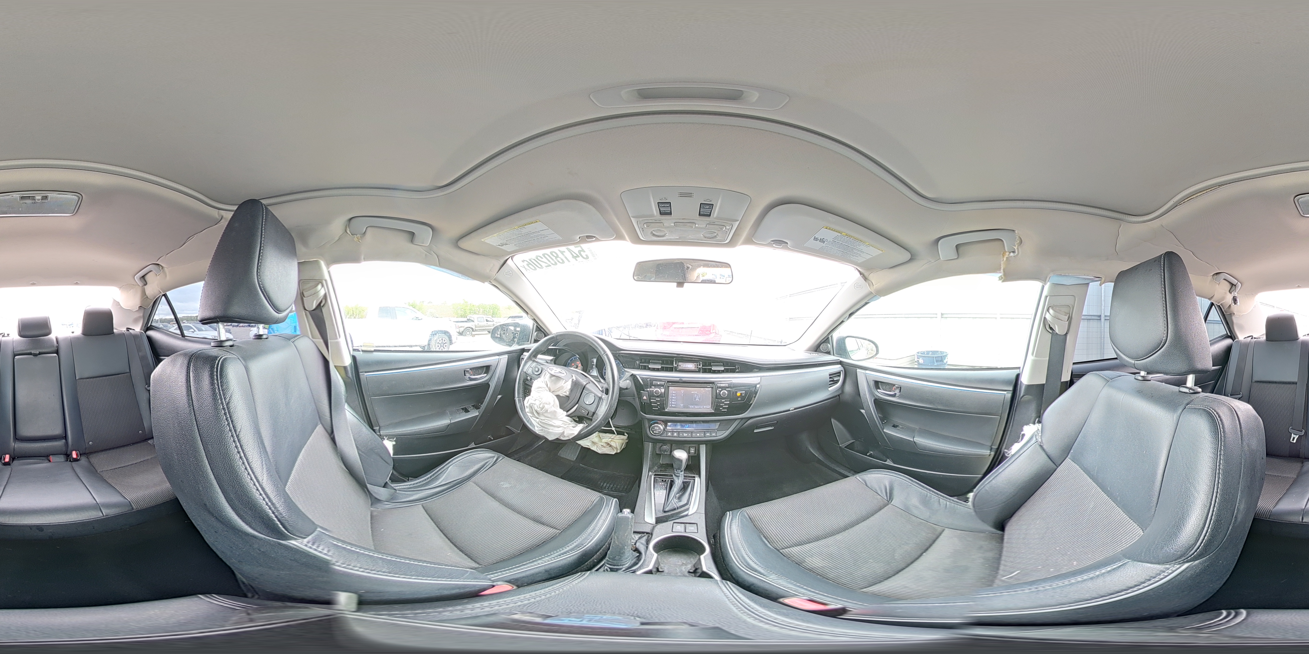 2015 Toyota Corolla S Plus White vin: 5YFBURHE5FP333021