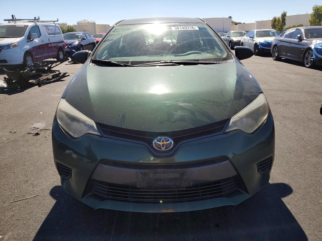 2015 Toyota Corolla Le Green vin: 5YFBURHE5FP342026