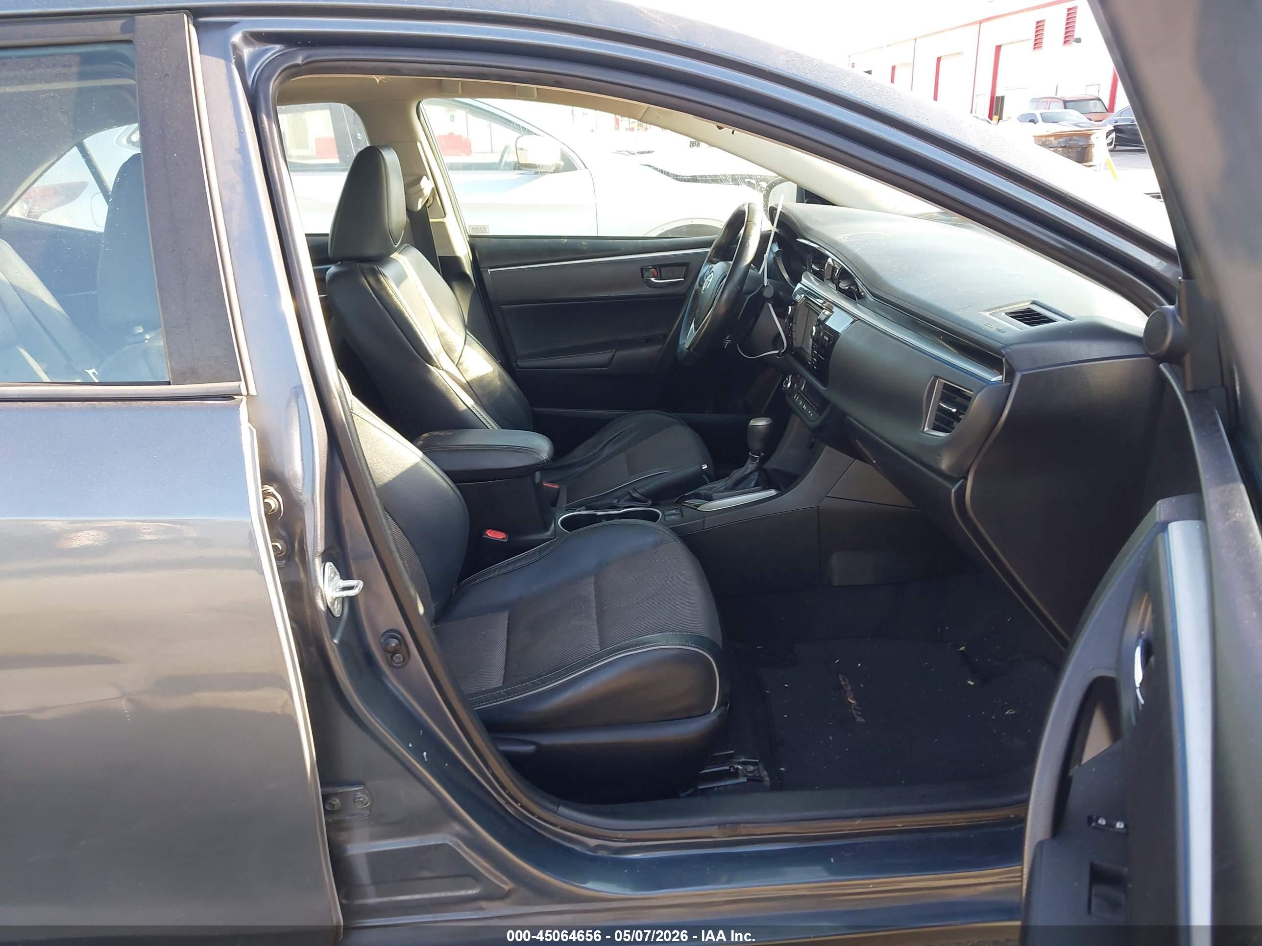 2015 Toyota Corolla S Plus Light Blue vin: 5YFBURHE5FP351549