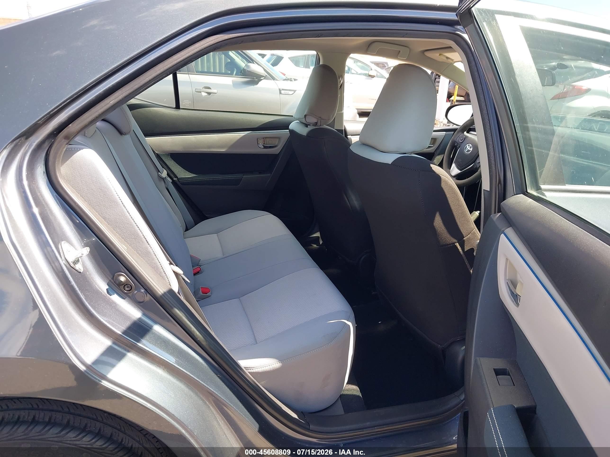 2014 Toyota Corolla Le/le Plus/le Premium Blue vin: 5YFBURHE6EP009221