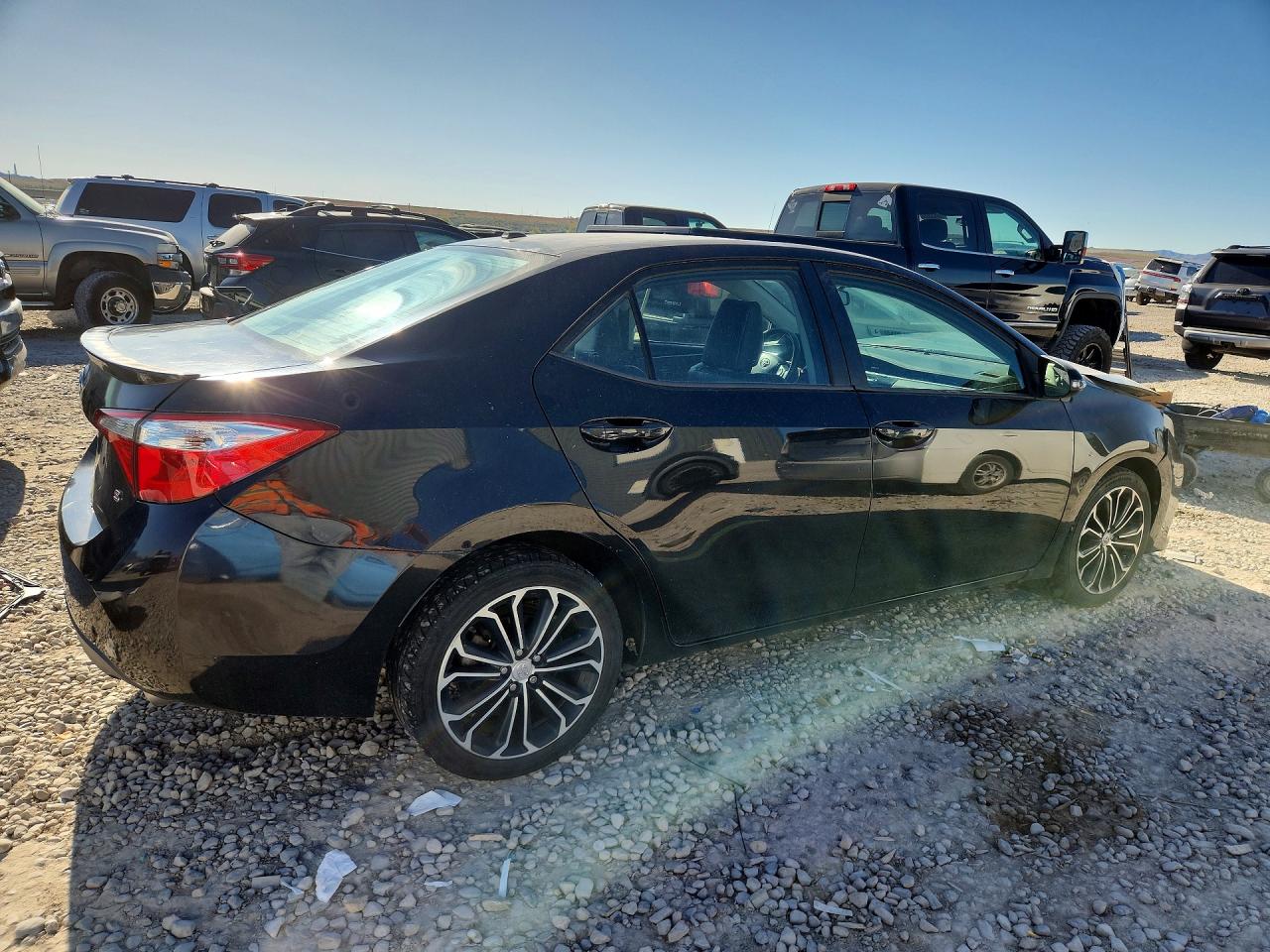 2014 Toyota Corolla S Premium Black vin: 5YFBURHE6EP014645