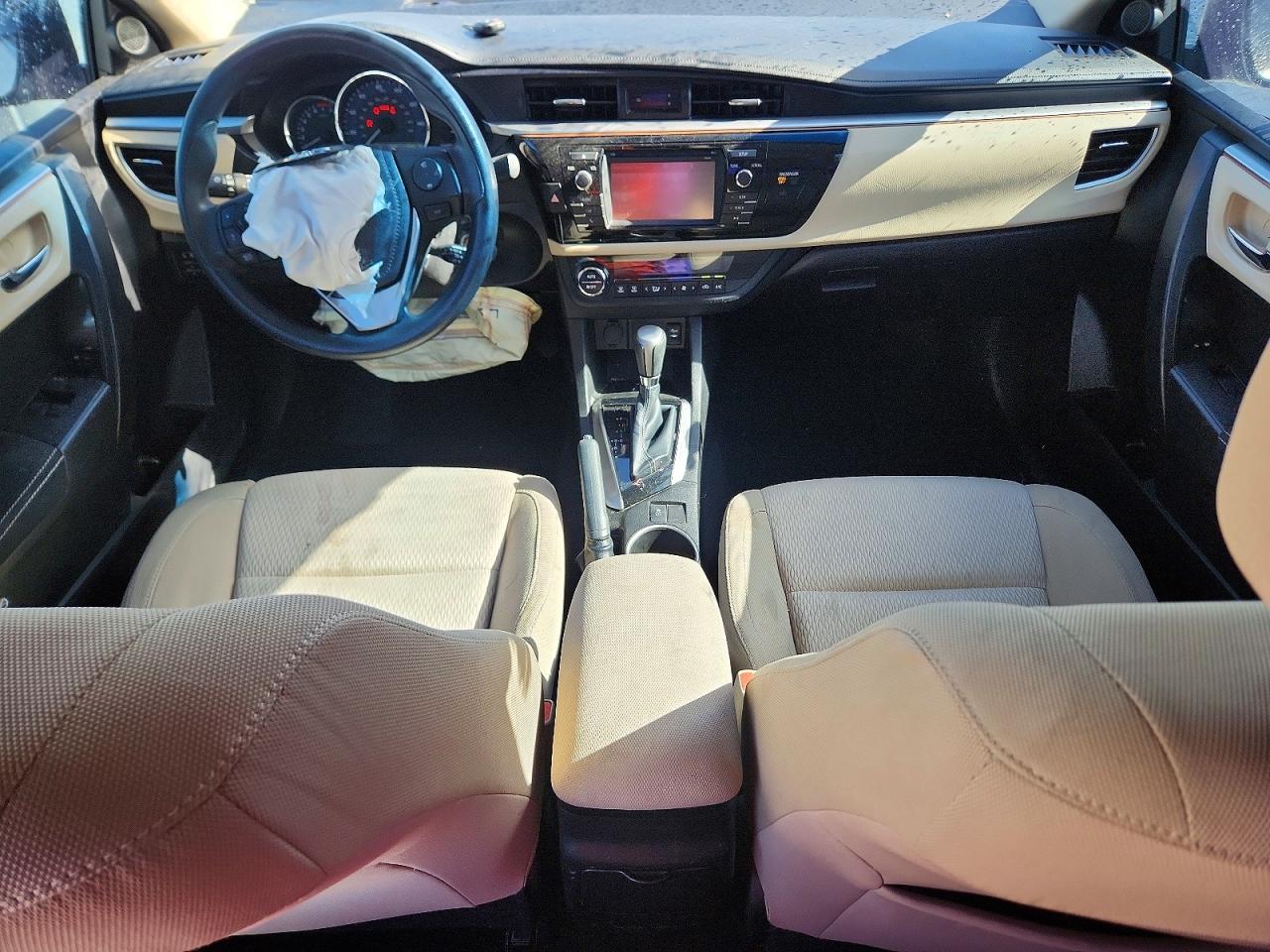 2014 Toyota Corolla Le Plus White vin: 5YFBURHE6EP015178