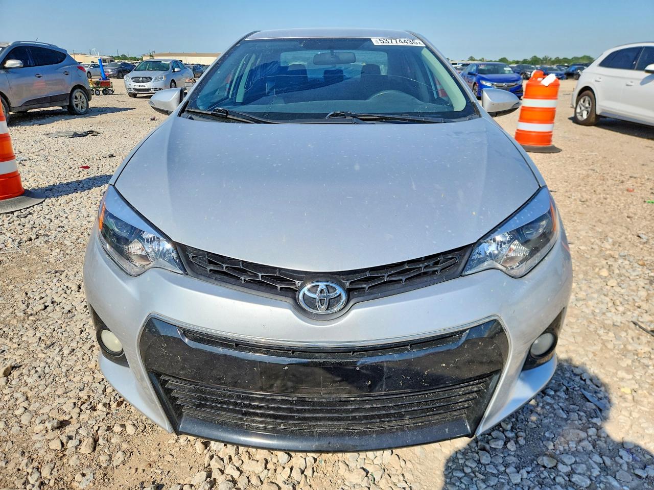 2014 Toyota Corolla S Plus Silver vin: 5YFBURHE6EP019067