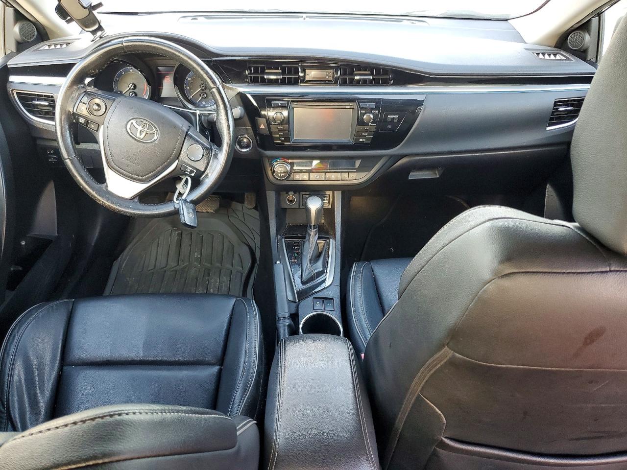2014 Toyota Corolla S Premium Black vin: 5YFBURHE6EP051405