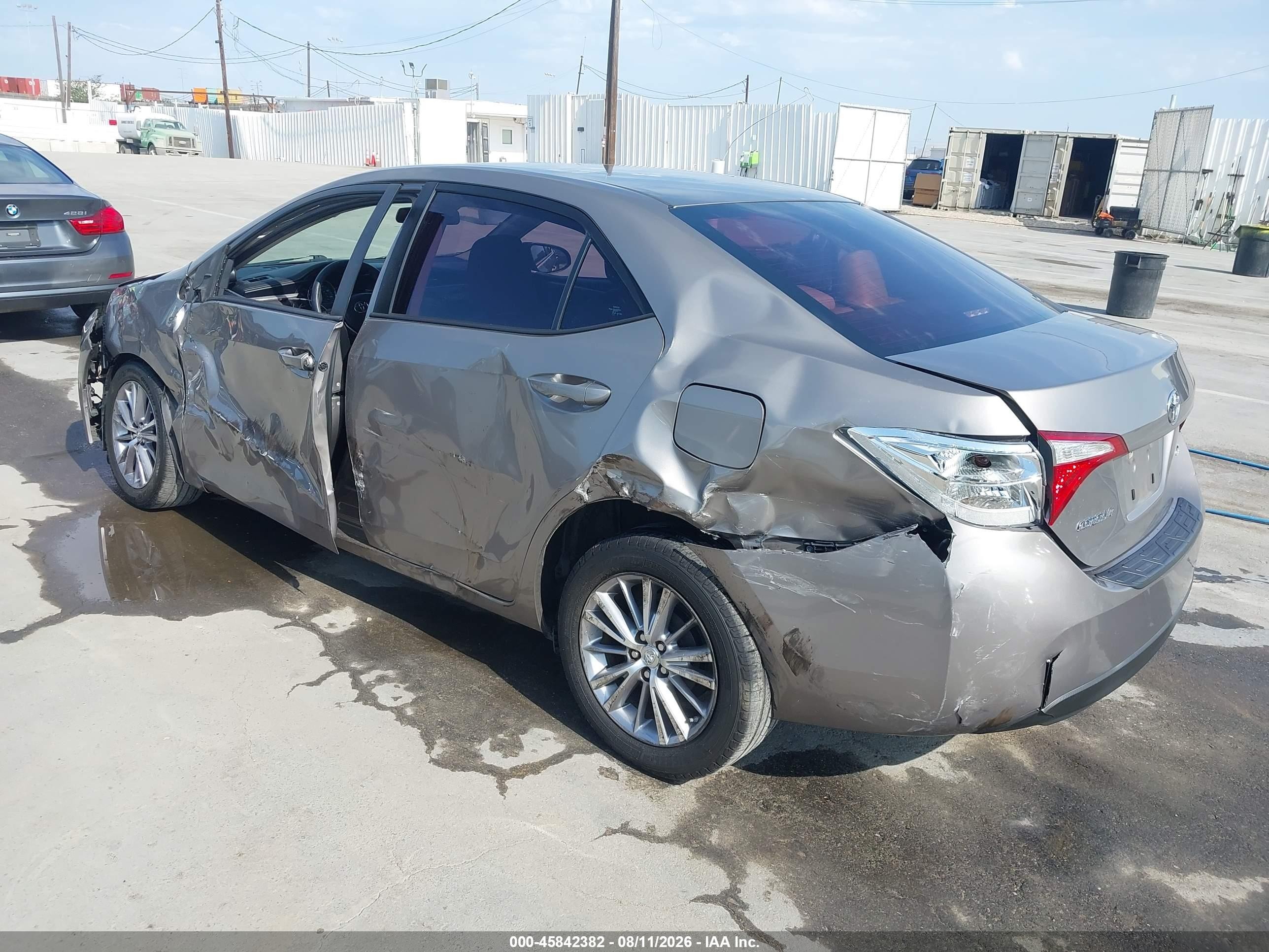 2014 Toyota Corolla Le Plus Silver vin: 5YFBURHE6EP057415