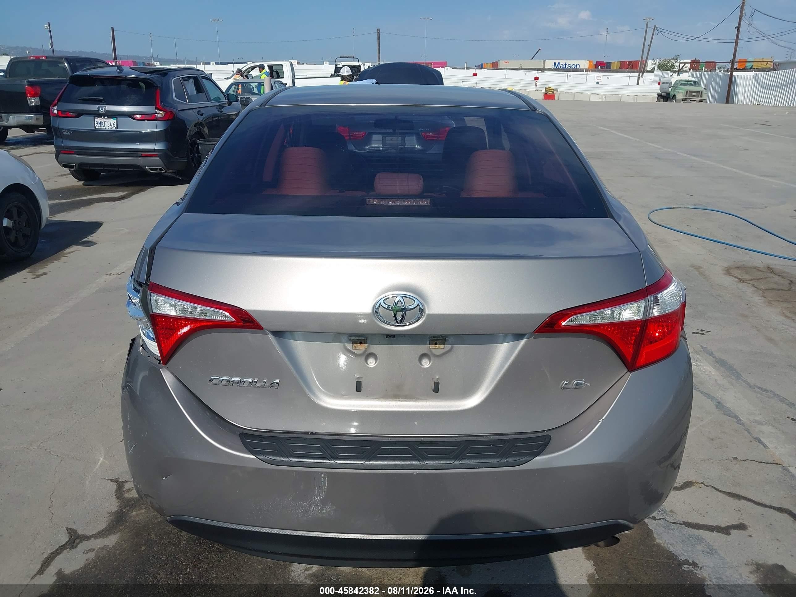 2014 Toyota Corolla Le Plus Silver vin: 5YFBURHE6EP057415