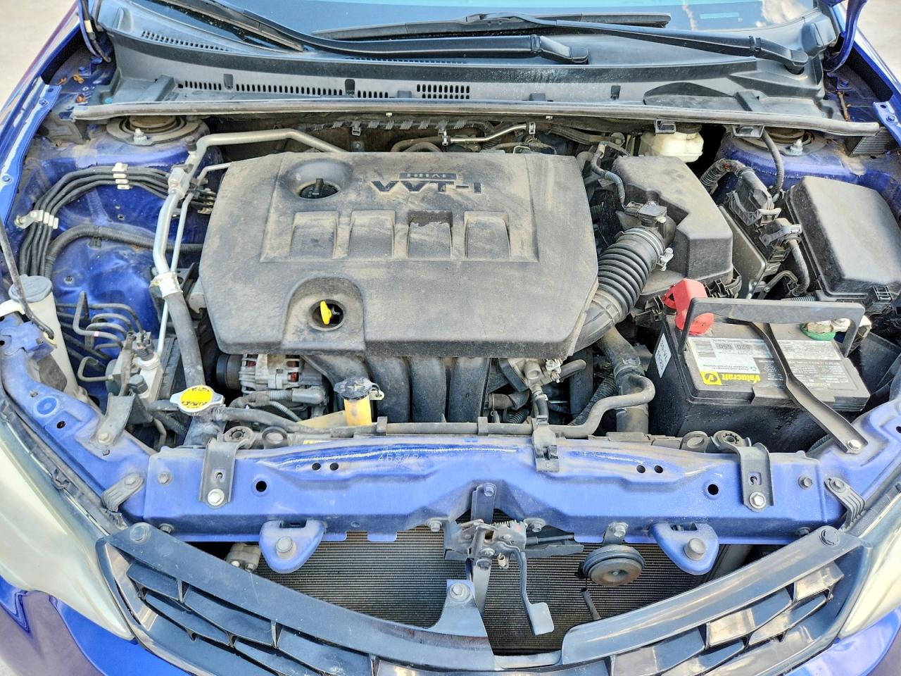 2014 Toyota Corolla S Plus Blue vin: 5YFBURHE6EP071136