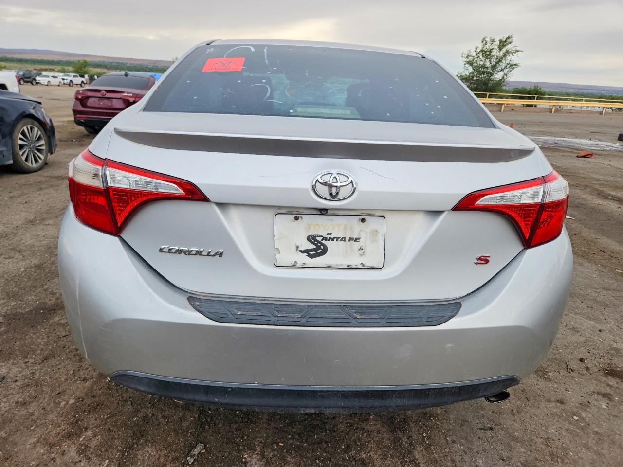 2014 Toyota Corolla S Plus Silver vin: 5YFBURHE6EP087580