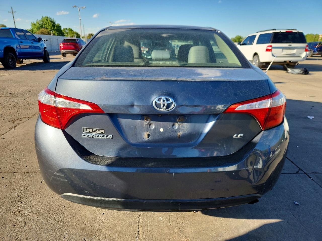 2014 Toyota Corolla Le Blue vin: 5YFBURHE6EP088972