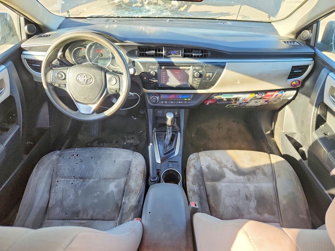 2014 Toyota Corolla Le Blue vin: 5YFBURHE6EP088972